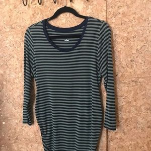 Liz Lange Midi T-shirt Maternity Dress